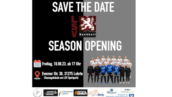 LSV Handball: SAVE THE DATE